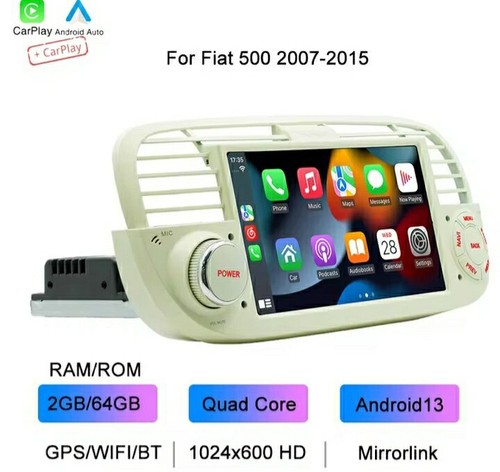 Autoradio stereo fiat - autoradio, 500