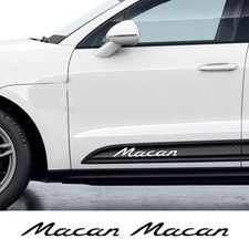 Coppia Adesivi Porsche Macan Porsche Porte Laterali Adesivo Decalcomania 2 pz