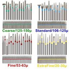 Fresa diamantata dentale grana