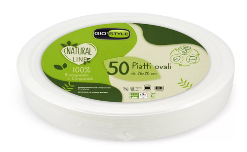 Piatti ovali cellulosa - ovali,