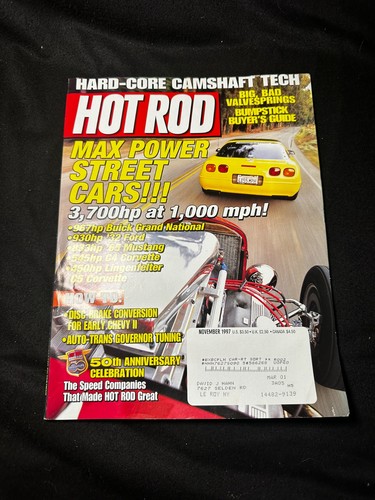 Hot rod magazine november - hot,