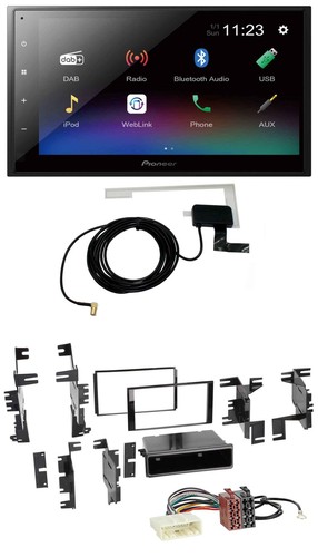 Pioneer dab mp3 bluetooth 2din - mp3,