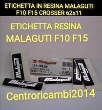 ADESIVO ETICHETTA IN RESINA CARENA MALAGUTI F10 F15 CROSSER ORIGINALE MALAGUTI 