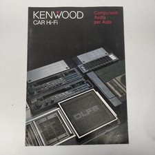 Catalogo Brochure KENWOOD ANNI 80 Car Hi-fi  Depliant #40