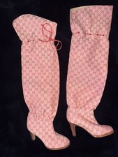 Gucci Pink GG Monogram Knee