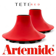 Vico Magistretti, Artemide Milano - Applique da parete Coll. 2x Teti Rosse 1970