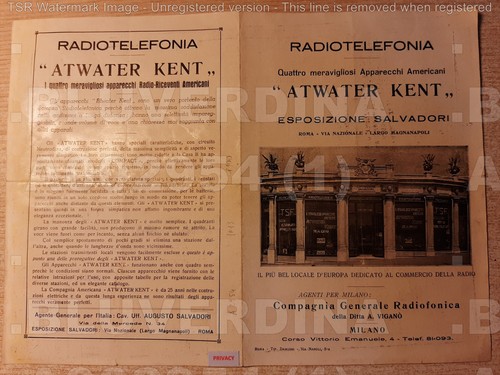 A2954 pubblicita radio - a2954,
