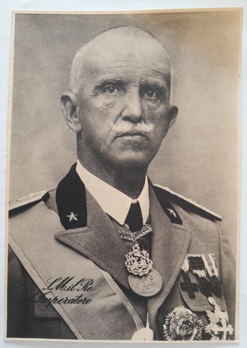 Cartolina con ritratto - del, re