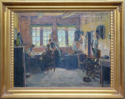 Dipinto olio interno pittura