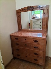 Comò con specchiera, anni ‘20