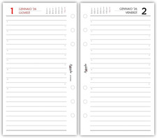 Ricambio agenda organizer 2026 - agenda,