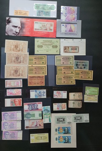 Lotto banconote mondiali - banconote,