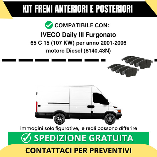 Pastiglie freno ant post - freno,