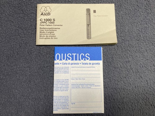 Akg c1000s microfono manuale - akg,