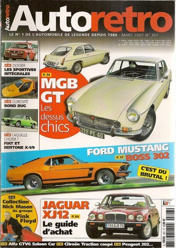 Auto retro 307 ford mustang - auto,