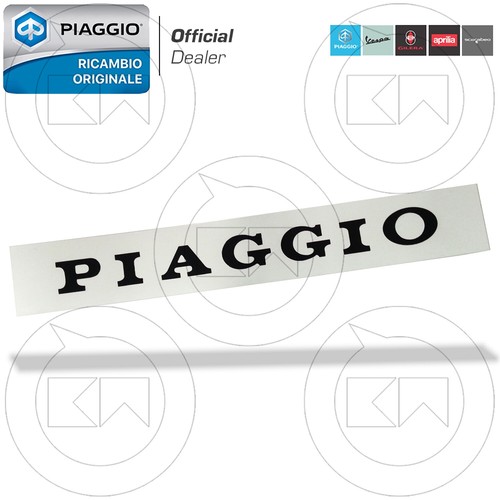 Etichetta scritta piaggio - etichetta,