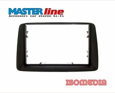 MASCHERINA AUTORADIO DUE DIN PER FIAT PANDA DAL 2003 AL 2011.