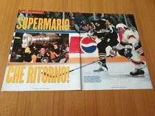 1995 SUPER MARIO LEMIEUX RITORNA NEL NHL PITTSBURGH PENGUINS HOCKEY