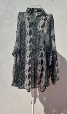 Camicia Spolverino Animalièr Anni 80 Vintage