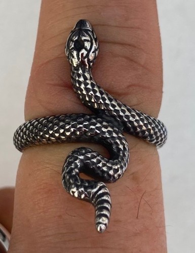 Anello unisex acciaio serpente - unisex,