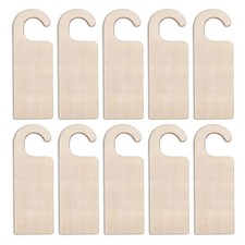 20PZ Pomello per Porta in Legno Non Finito Appendiabiti Pomello per Porta Insegne per Pittura Fai da Te6143