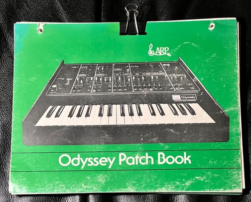 Arp odyssey patch book oltre - odyssey,
