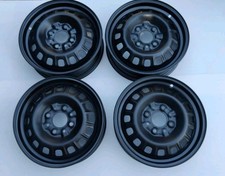 *4 cerchi in ferro neri fiat uno mk2 (1989-1995) 4,5x13 *