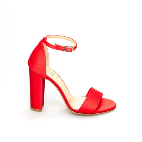 Ovyè lf1392 rosso sandalo con