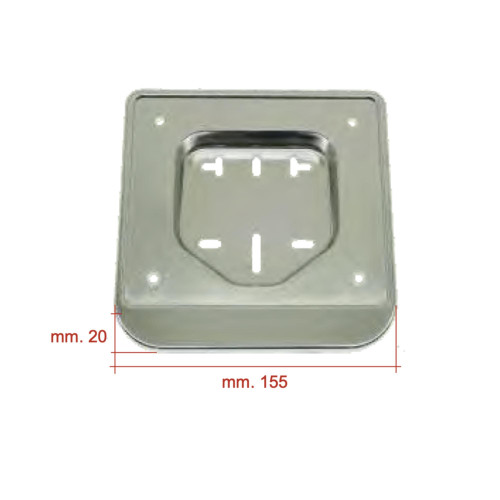 Porta targa cromato vespa - vespa, e
