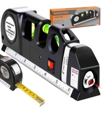 Livella Laser Misuratore Multifunzione Puntatore con Metro a Nastro 250 cm
