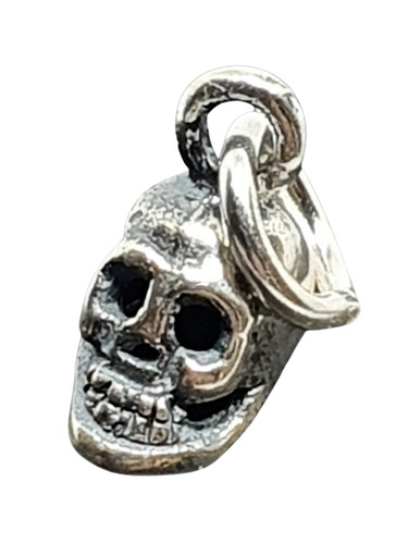 Ciondolo teschio argento
