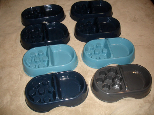 Lotto piatti acqua cibo - (8),