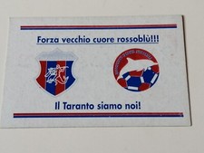 Tessera Taranto Supporters Curva Nord No Adesivo Sciarpa Toppa Spilla