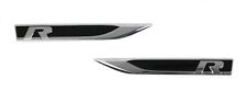Scritta "Modello R" Originale VW Golf 7/6 Tuning Emblema Parafango Logo Cromato