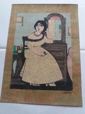 Domenico Cantatore Litografia su sughero