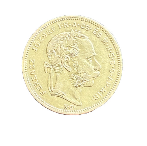 Ungheria 1873 oro - 20, franchi