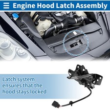 Bloccaggio cofano motore per