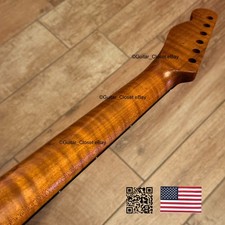 Telecaster collo acero palissandro fiamma tostata adatta Fender Warmoth TR02N 