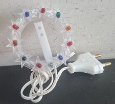 CORONA VOTIVA LUMINOSA AUREOLA STELLARIO PER SANTI DIAMETRO 6 MULTICOLOR