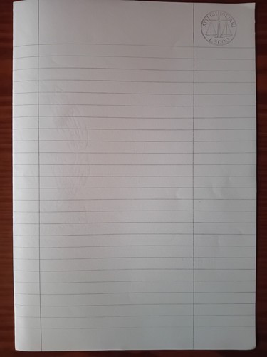 Foglio carta bollata - foglio, di