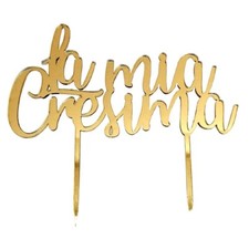 Cake topper decorazione torte compleanno eventi personalizzato la mia cresima