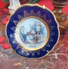Piattino In Porcellana Blu