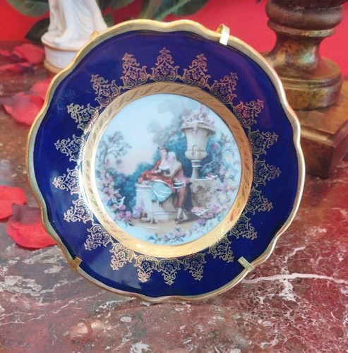 Piattino porcellana blu - piattino,