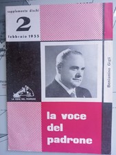 catalogo LA VOCE DEL PADRONE