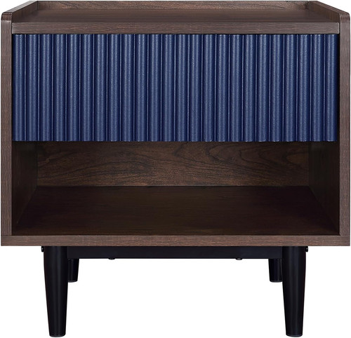 Comodino duane blu - blu, con
