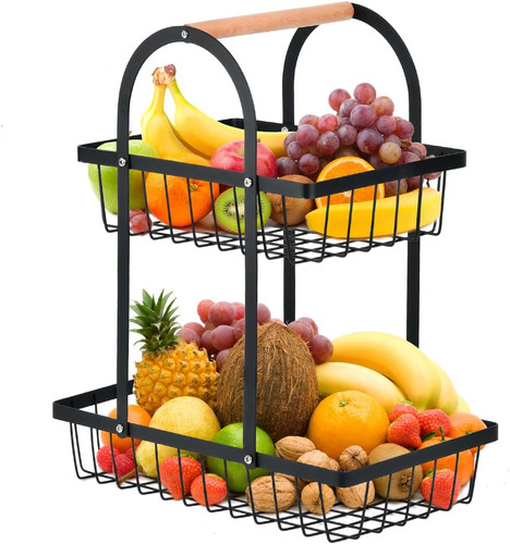 Portafrutta ripiani cesto - portafrutta, a
