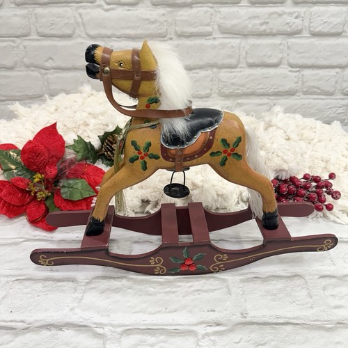 Cavallo dondolo natalizio - cavallo,