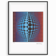Firmato Victor Vasarely -