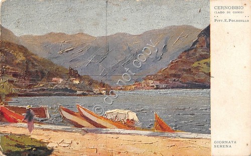 Cartolina illustrata polesello - cartolina,