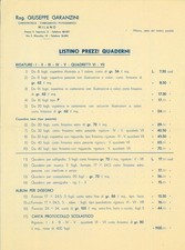 Listino Prezzi Quaderni. Rag